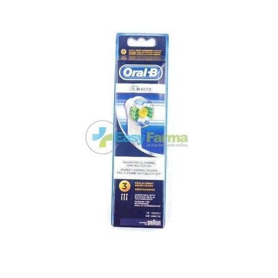 Oral-b Testine di Ricambio Eb18 3d White 3 Testine | Acquista Online su Farmaclick