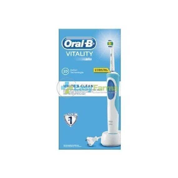 Oral B Vitality White + Clean Spazzolino Elettrico | Acquista Online su Farmaclick