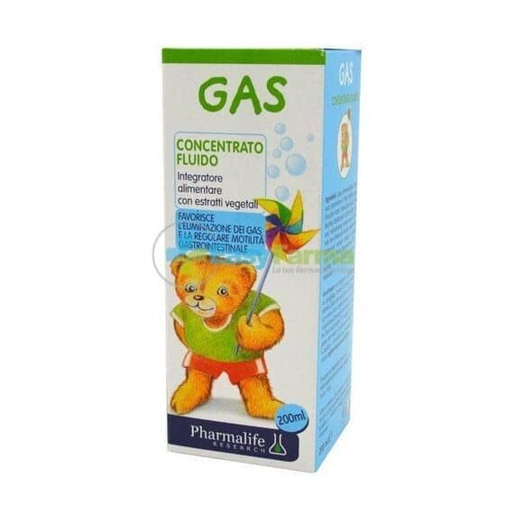 Pharmalife Gas Concentrato Fluido Integratore per i Disturbi Intestinali dei Bambini 200 Ml | Acquista Online su Farmaclick