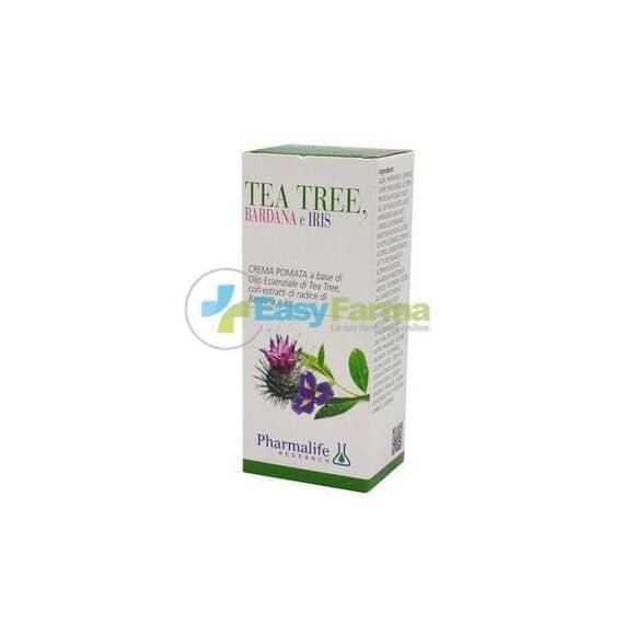 Pharmalife Tea Tree Bardana e Iris Crema Pomata 75 Ml | Acquista Online su Farmaclick