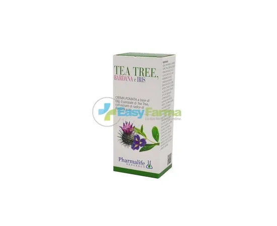 Pharmalife Tea Tree Bardana E Iris Crema Pomata 75 Ml