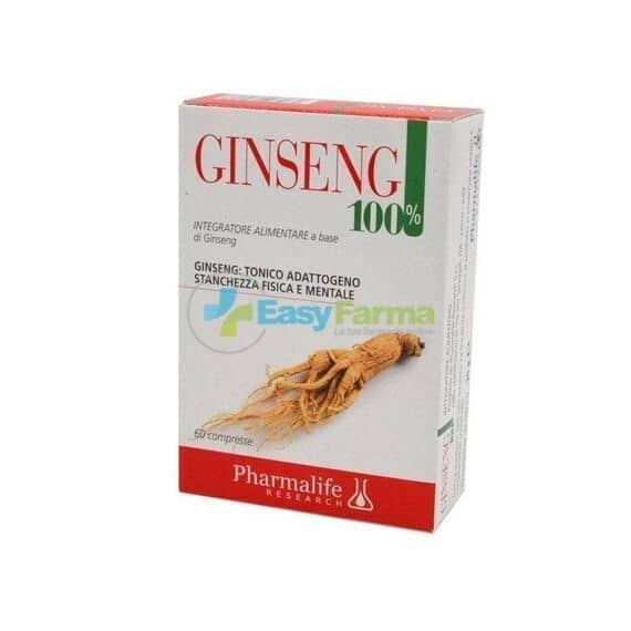 Pharmalife Ginseng 100% Integratore Alimentare 60 Compresse | Acquista Online su Farmaclick