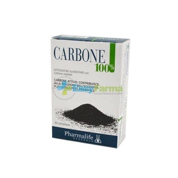 Pharmalife Carbone 100% Integratore Alimentare 60 Compresse | Acquista Online su Farmaclick