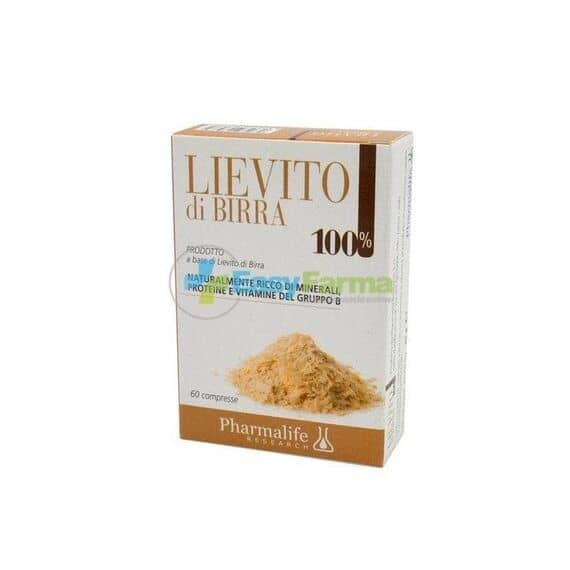 Pharmalife Lievito di Birra 100% Integratore Alimentare 60 Compresse | Acquista Online su Farmaclick