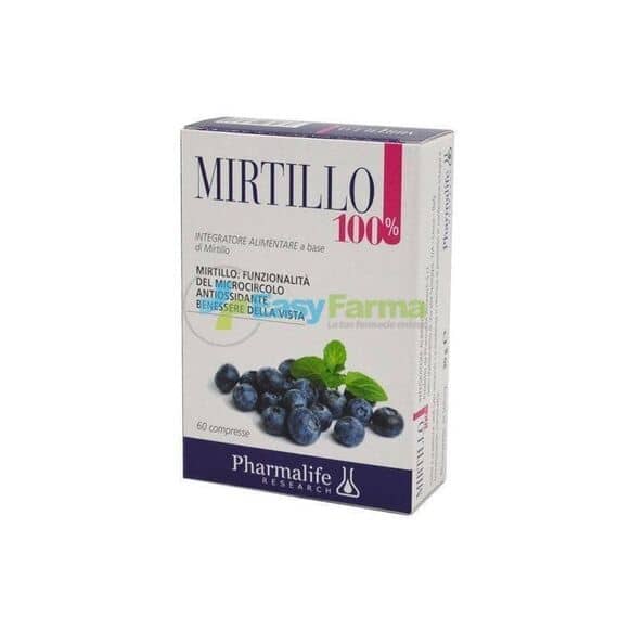 Pharmalife Mirtillo 100% Integratore Alimentare 60 Compresse | Acquista Online su Farmaclick