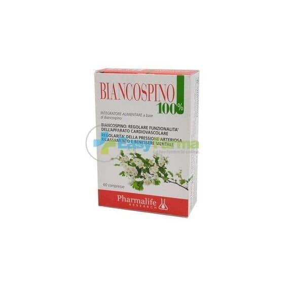 Pharmalife Biancospino 100% Integratore Alimentare 60 Compresse | Acquista Online su Farmaclick