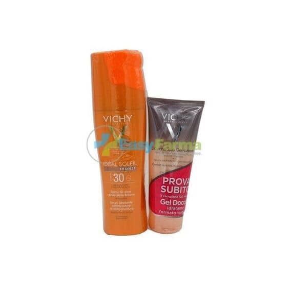 Vichy Ideal Soleil Bronze Spf 30 Spray Idratante 200 Ml + Gel Crema Doccia Spa 100ml in Omaggio | Acquista Online su Farmaclick