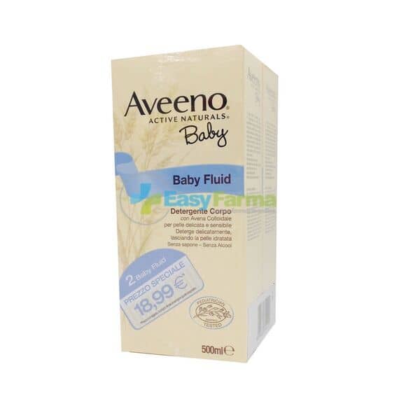 Aveeno Baby Fluid Detergente Corpo 500+500 Ml | Acquista Online su Farmaclick