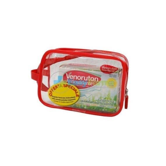 Venoruton Antiossidante Integratore Alimentare Gusto Arancia Limone 20 Bustine + Pochette Trasparente | Acquista Online su Farmaclick