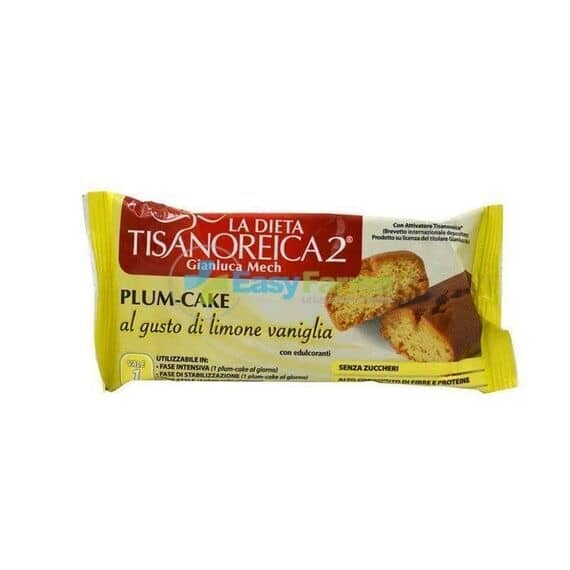 Tisanoreica 2 Gianluca Mech la Dieta Tisanoreica Plum Cake Gusto Limone Vaniglia 1 Pz | Acquista Online su Farmaclick