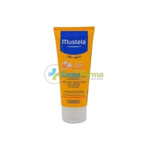 Mustela Bebã¨ Latte Solare Protezione Molto Alta Spf 50 +200 Ml | Acquista Online su Farmaclick