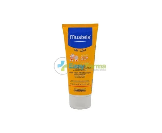 Mustela Bebè Latte Solare Protezione Molto Alta Spf 50 +200 Ml