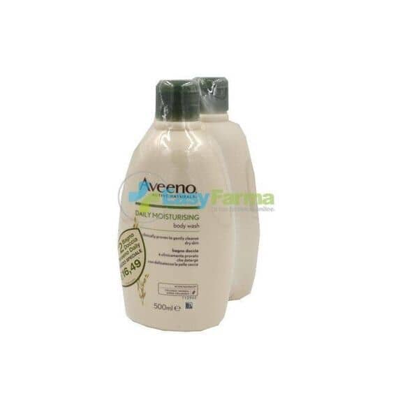 Aveeno Active Naturals Body Wash Bagno Doccia Idratante Confezione Doppia 500 Ml + 500 Ml | Acquista Online su Farmaclick