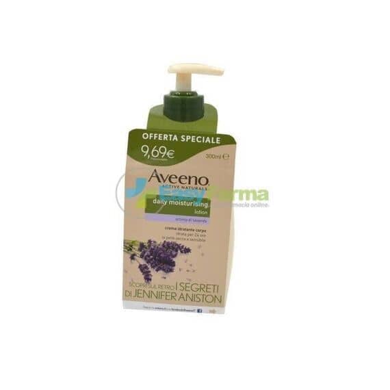Aveeno Active Naturals Crema Idratante Corpo Aroma Lavanda 300 Ml | Acquista Online su Farmaclick