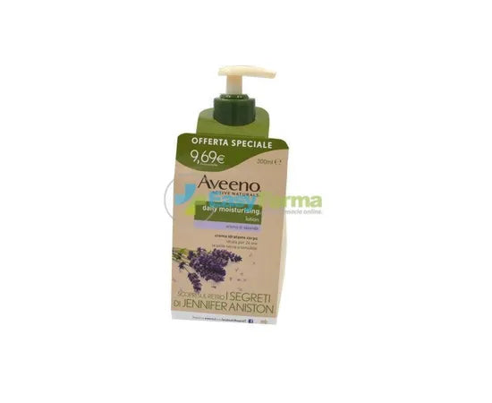 Aveeno Active Naturals Crema Idratante Corpo  Aroma Lavanda 300 Ml