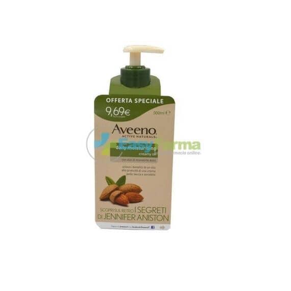 Aveeno Active Naturals Crema Olio di Mandorle Dolci Idratante Corpo 300 Ml | Acquista Online su Farmaclick