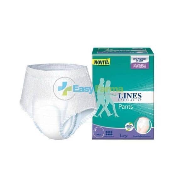 Lines Specialist Pants Maxi 10 Pezzi Large | Acquista Online su Farmaclick