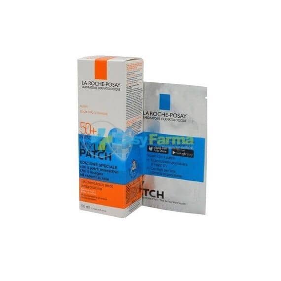 La Roche Posay Anthelios Gel Crema Tocco Secco Senza Profumo Spf 50+ 50 Ml + My Uv Patch in Omaggio | Acquista Online su Farmaclick