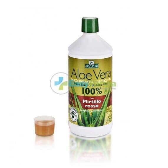 Optima Naturals Aloe Vera Succo Mirtillo Rosso 1000ml | Acquista Online su Farmaclick