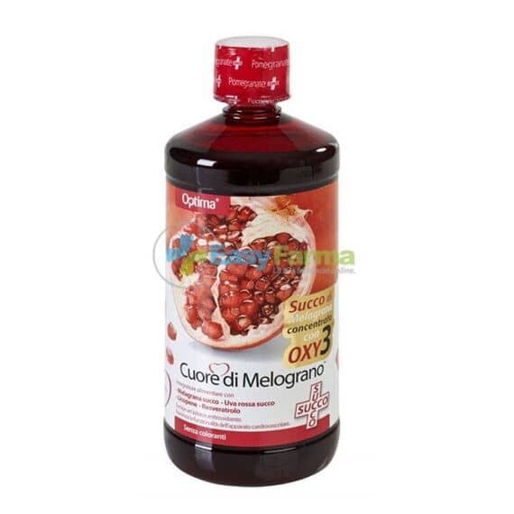 Optima Naturals Cuore di Melograno con Oyx 3 Integratore Antiossidante e Tonico per la Circolazione 1000 Ml | Acquista Online su Farmaclick