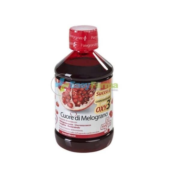 Optima Naturals Cuore di Melograno con Oxy 3 Integratore Antiossidante e Tonico per la Circolazione 500 Ml | Acquista Online su Farmaclick