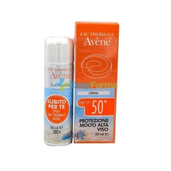 Avene Crema Solare Viso Spf 50 50 Ml + Spray Eau Thermale Avene 50 Ml Omaggio | Acquista Online su Farmaclick