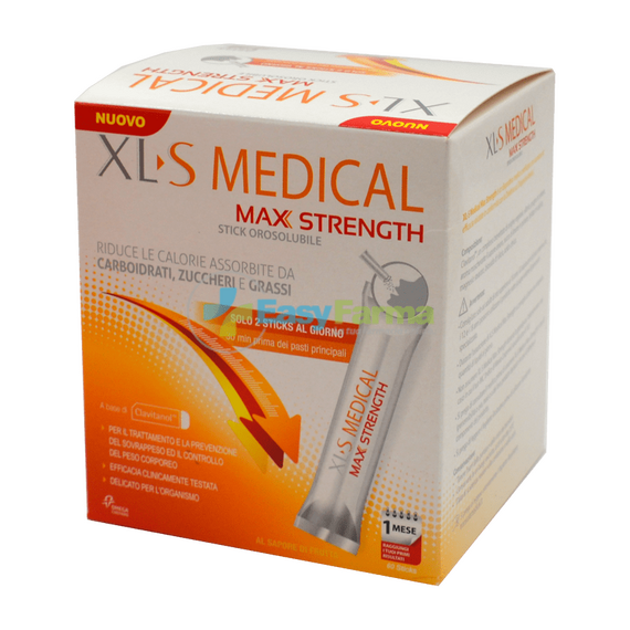 Xls Medical Max Strength Stick Orosolubile 1 Mese di Trattamento 60 Pezzi | Acquista Online su Farmaclick