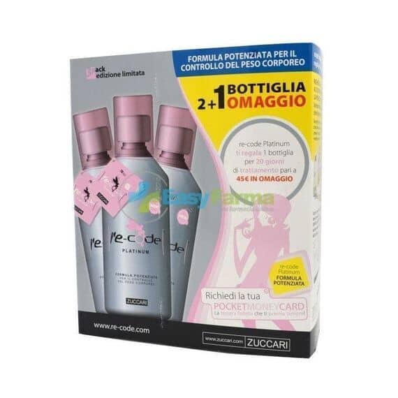 Zuccari Re Code Platinum Formula Potenziata Controllo del Peso 2+1 Bottiglia Omaggio da 500 Ml | Acquista Online su Farmaclick