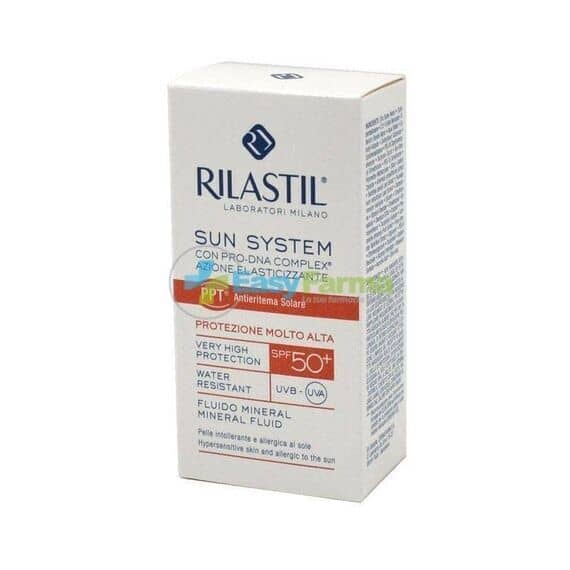 Rilastil Sun System Spf 50 + Protezione Alta Fluido Mineral 50 Ml | Acquista Online su Farmaclick
