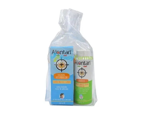 Alotan Packung mit Anti-Läuse-Lotion 200 ml + Anti-Läuse-Shampoo 200 ml