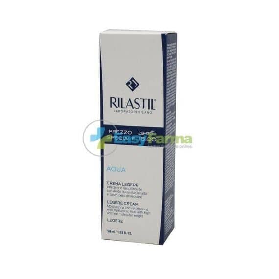 Rilastil Aqua Crema Leggere 50 Ml | Acquista Online su Farmaclick