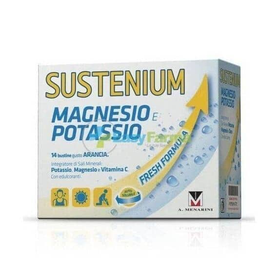 Sustenium Magnesio e Potassio Integratore Alimentare 14 Bustine | Acquista Online su Farmaclick