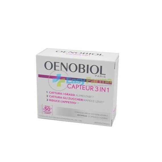 Oenobiol Capteur 3 in 1 Integratore Alimentare 60 Capsule | Acquista Online su Farmaclick