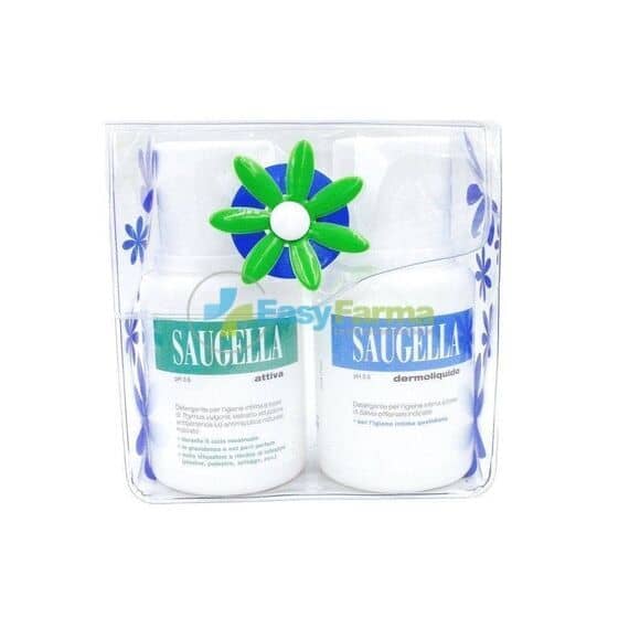 Saugella Pocket Kit Viaggio Dermoliquido 100 Ml + Attiva 100 Ml | Acquista Online su Farmaclick