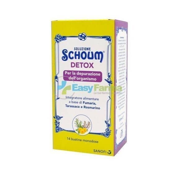 Soluzione Schoum Detox Integratore Alimentare 14 Bustine Monodose | Acquista Online su Farmaclick