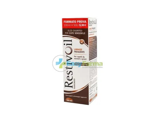 Restivoil Fisiologico Ölshampoo für empfindliche Kopfhaut 100 ml