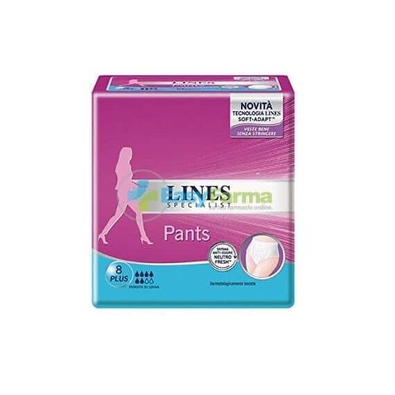 Lines Specialist Pants Plus Taglia Large 8 Pezzi | Acquista Online su Farmaclick
