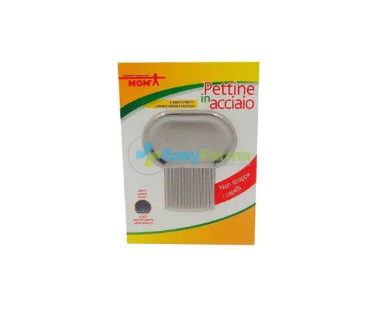 Mom Pettine In Acciaio A Denti Stretti Contro Lendini E Pidocchi 1 Pz