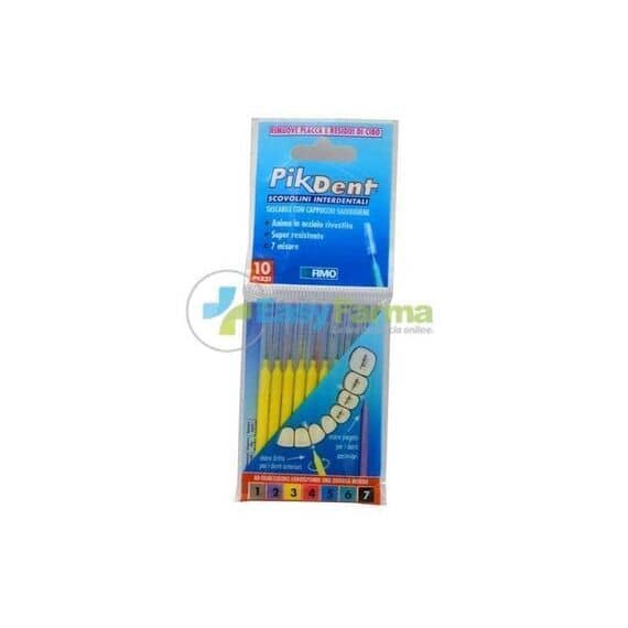 Pikdent Scovolino Interdentale Tascabile con Cappuccio Salvaigiene 10 Pezzi 0.6 Mm | Acquista Online su Farmaclick
