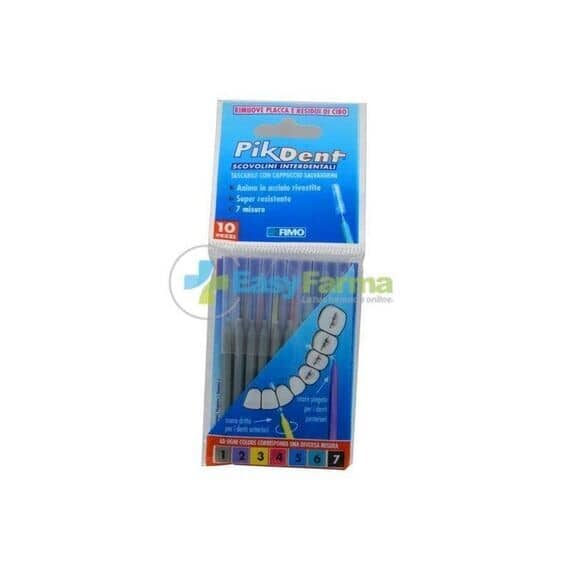Pikdent Scovolino Interdentale Tascabile con Cappuccio Salvaigiene 10 Pezzi 0.4 Mm | Acquista Online su Farmaclick