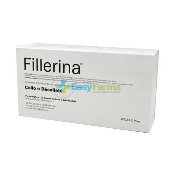 Fillerina Collo e Decollete Trattamento Filler Base Grado 3plus Flac 30+30 Ml | Acquista Online su Farmaclick