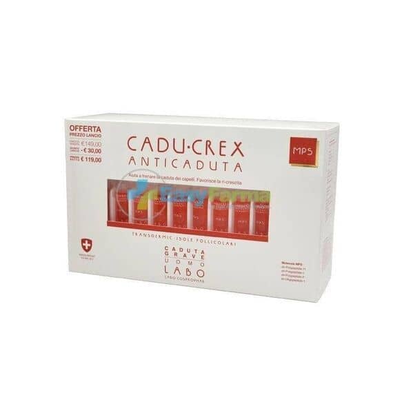 Labo Cadu Crex Mps Transdermic Isole Follicolari Caduta Grave Uomo 40 Fiale | Acquista Online su Farmaclick