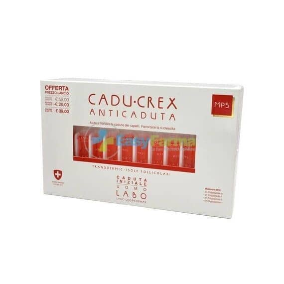 Cadu Crex Mps Caduta Iniziale Uomo 20 Fiale 3,5 Ml Promo | Acquista Online su Farmaclick