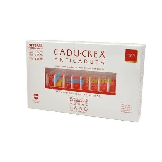 Labo Cadu Crex Mps Transdermic Isole Follicolari Caduta Abbondante Donna 20 Fiale | Acquista Online su Farmaclick