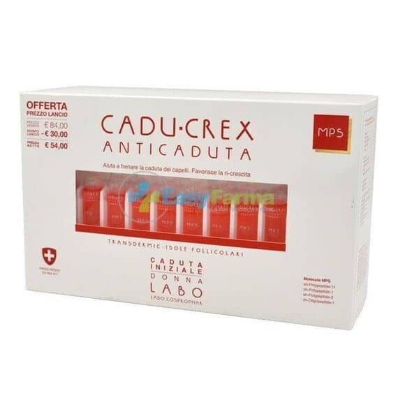 Labo Cadu Crex Mps Transdermic Isole Follicolari Caduta Iniziale Donna 40 Fiale | Acquista Online su Farmaclick