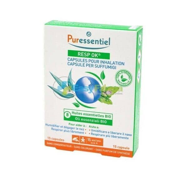 Puressentiel Respirazione Ok 15 Capsule per Suffumigi | Acquista Online su Farmaclick
