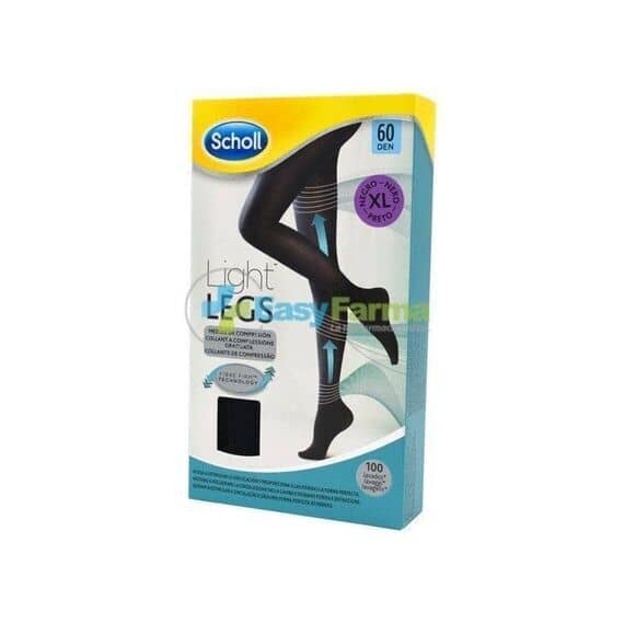 Scholl Light Legs Collant a Compressione Graduata 60 Denari Taglia Xl Nero | Acquista Online su Farmaclick