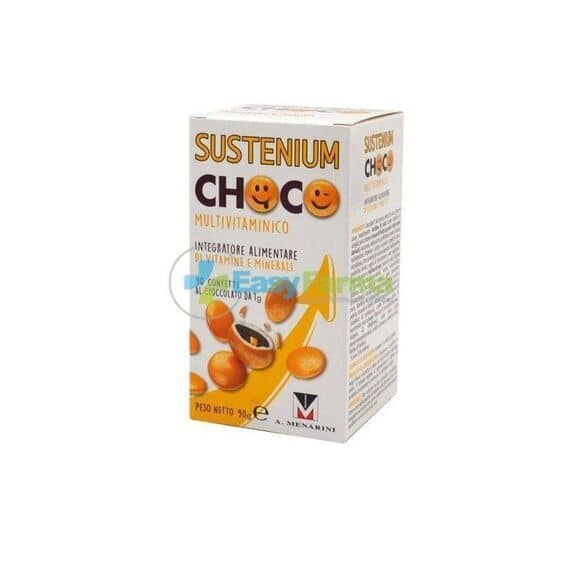 Sustenium Choco Multivitaminico Intergratore di Vitamine e Minerali 90 Confetti | Acquista Online su Farmaclick