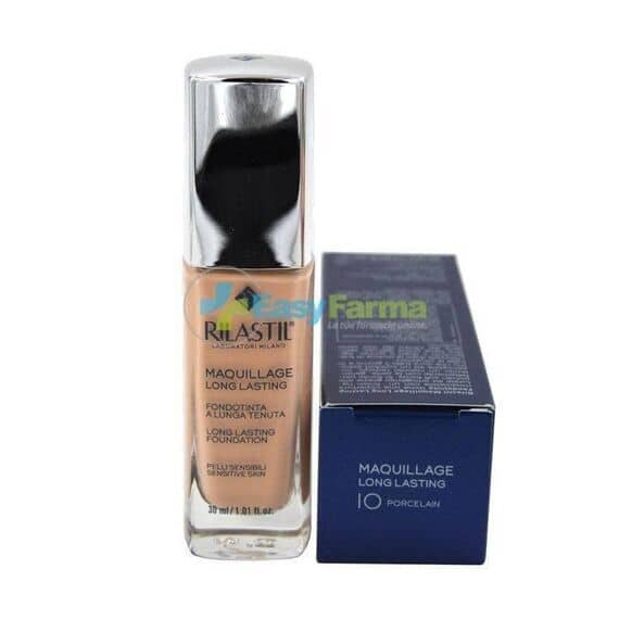 Rilastil Maquillage Long Lasting Fondotinta Lunga Tenuta 10 Porcelain 30 Ml | Acquista Online su Farmaclick