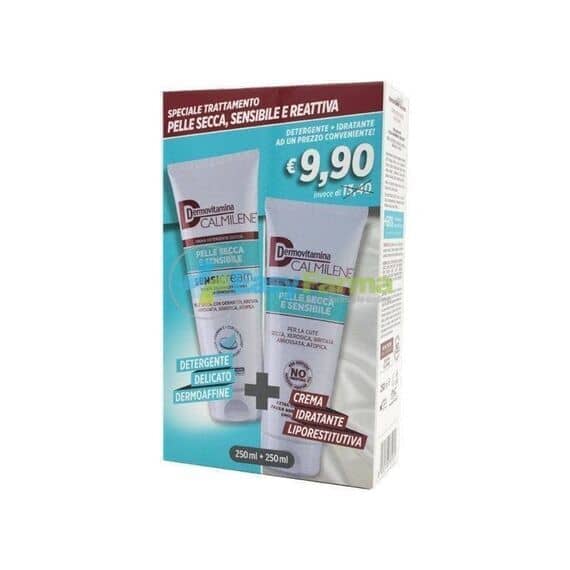 Dermovitamina Calmilene Speciale Trattamento Pelle Secca Sensicream 250 Ml + Crema Idratazione Quotidiana 250 Ml | Acquista Online su Farmaclick